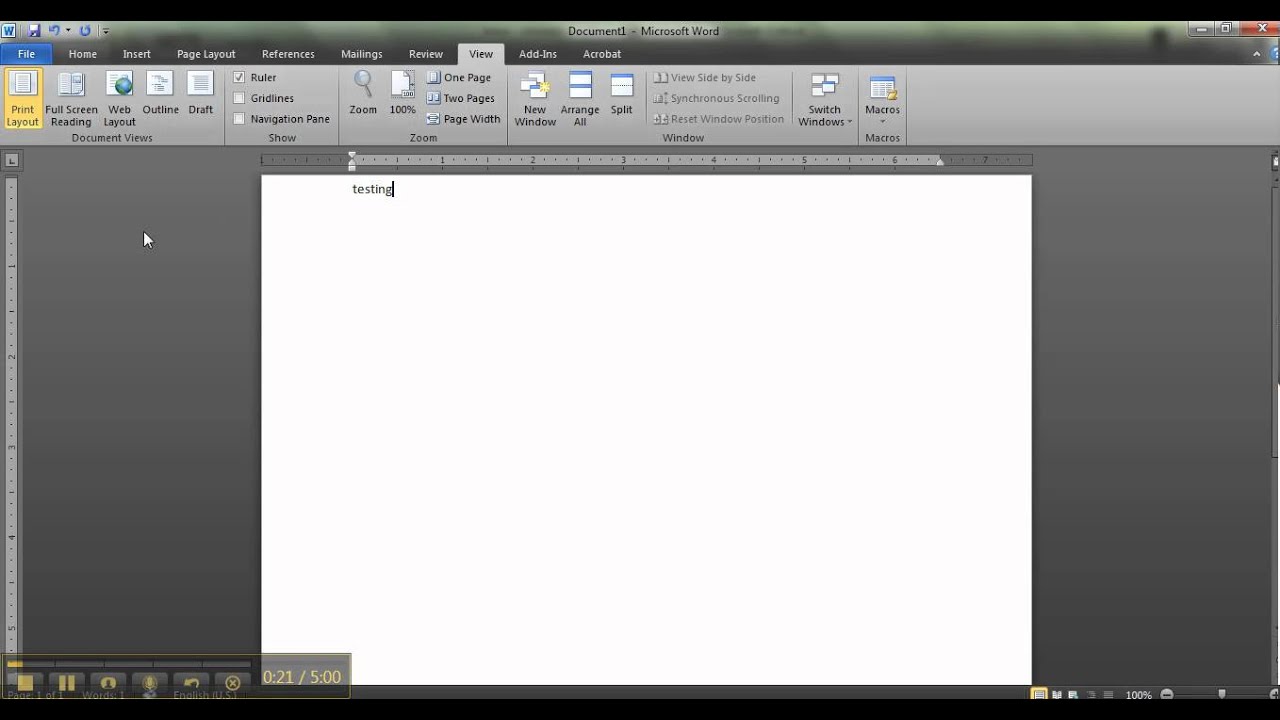 Top Margins in WORD - YouTube