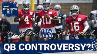CONTROVERSY Joe Milton Or Sam Howell QB BATTLE Heats Up For Dallas Cowboys