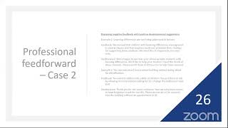EQA Professional Development Workshop Series 2 Module 6. Theme: Providing Feedback