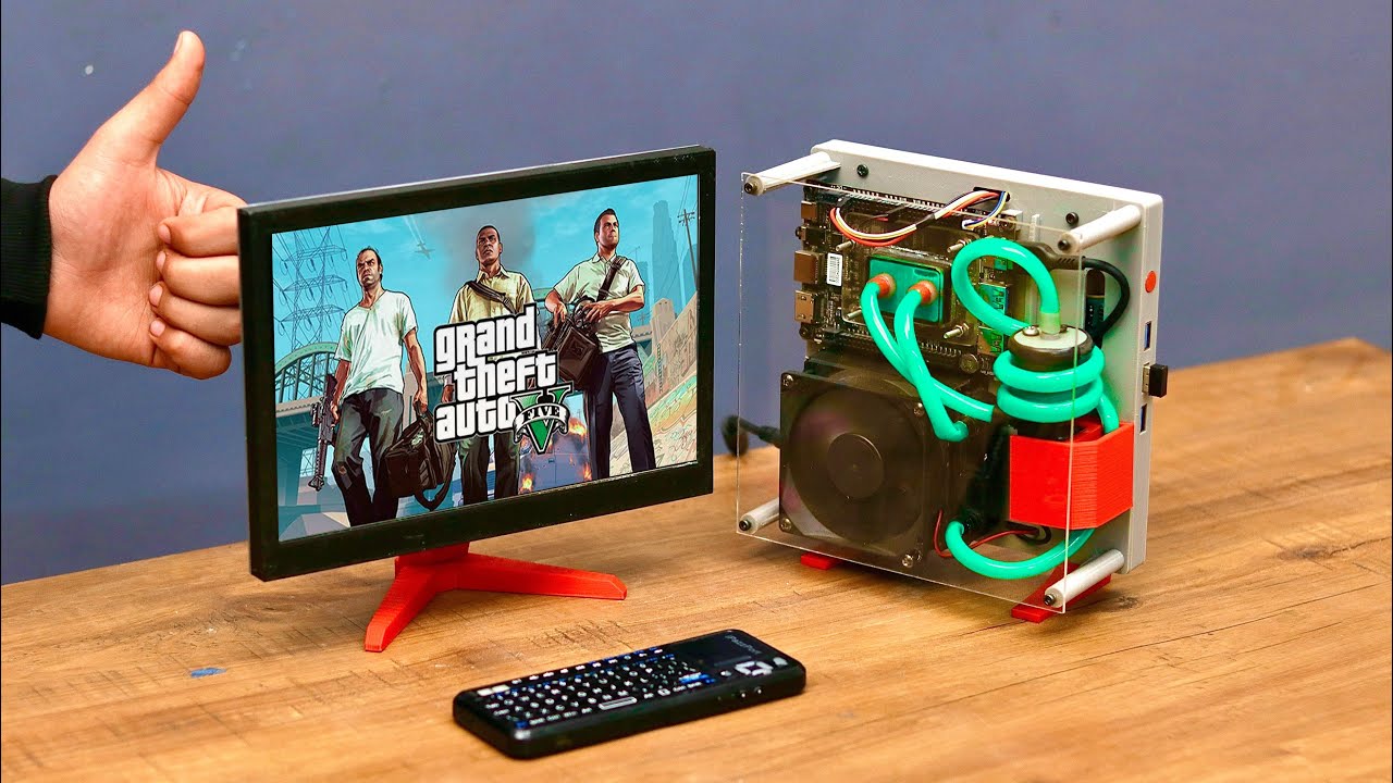 ⁣WOW! Making The Most Smallest Liquid Cooled Gaming PC - Mini PC