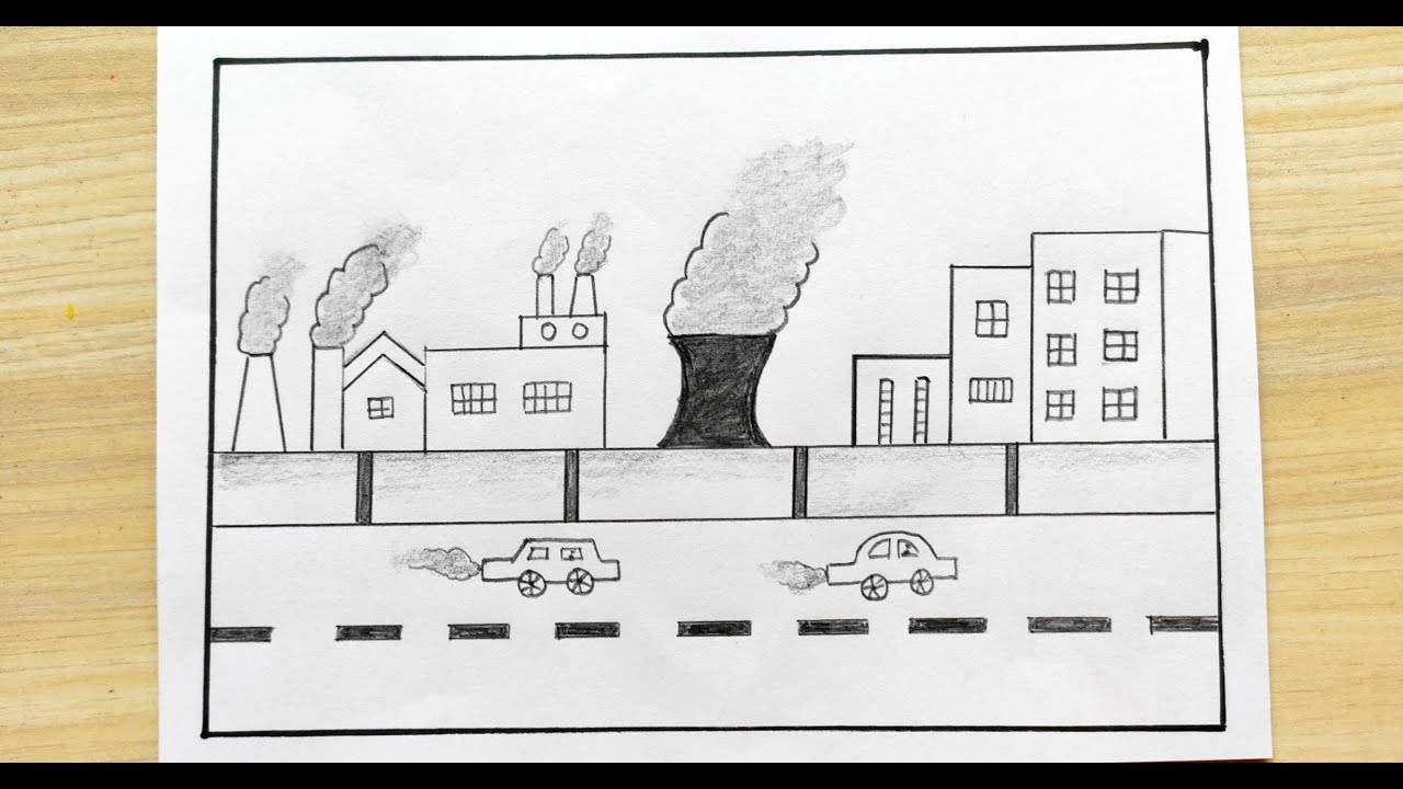 5747 Air Pollution Drawing Images Stock Photos  Vectors  Shutterstock