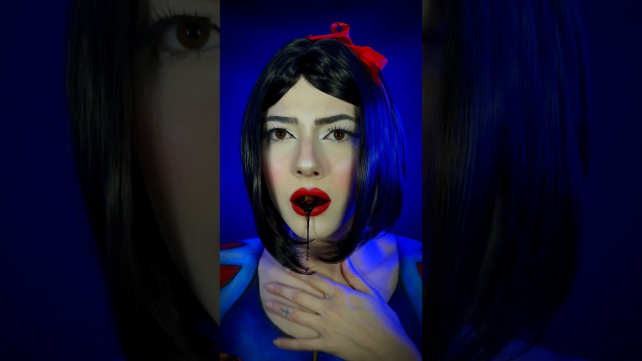 SNOW WHITE DARK SIDE HALLOWEEN MAKEUP 