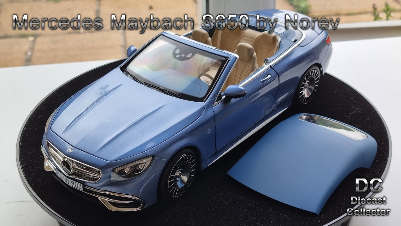 Norev - Mercedes Maybach S650 Cabriolet - 1/18 Diecast - YouTube