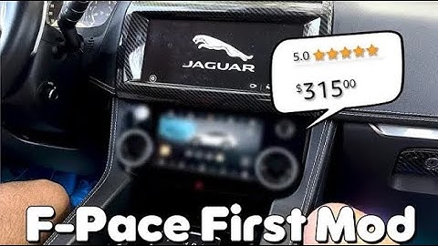 First mod on the F Pace!