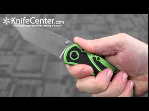 Kershaw 1670GRNBDZ Onion Blur Assisted Folding Knife - Kershaw 1670GRNBDZ Onion Blur Assisted Folding Knife