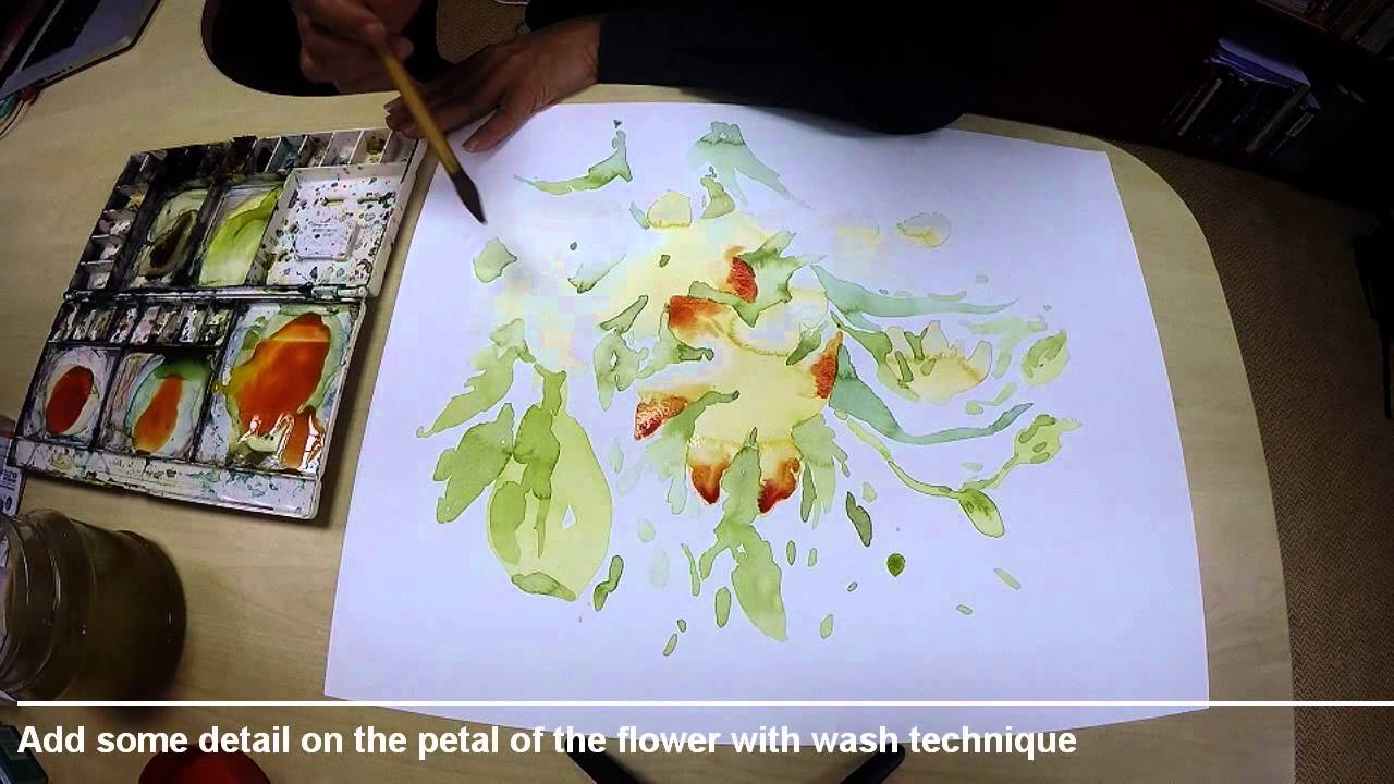 Creative Watercolor Painting Workshop in Open Learning by Zham Design Institute