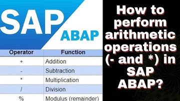 How to perform arithmetic operations (- and *) in SAP ABAP