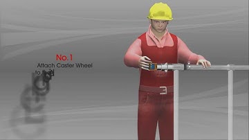 Affix Scaffolding Stairladder Assembly Video