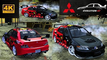 NFS Most Wanted | Lancer Evolution VIII Customization ❤️