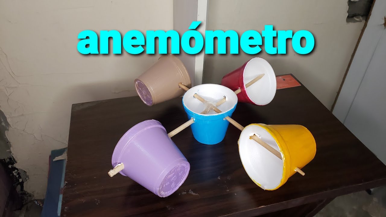 🏕️cómo hacer un anemómetro SUPER FÁCIL 🏕️