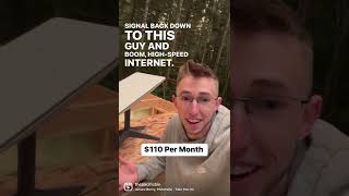 High speed internet in the middle of nowhere!