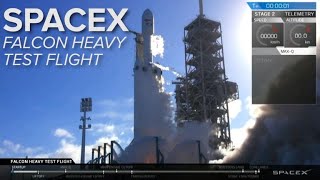 Watch the SpaceX Falcon Heavy rocket test flight