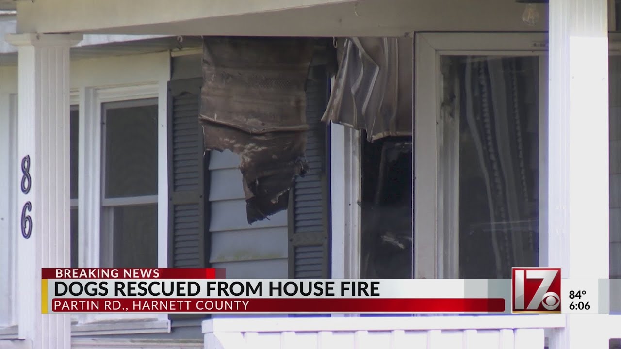 Family displaced, 2 pets killed in Harnett County fire - YouTube