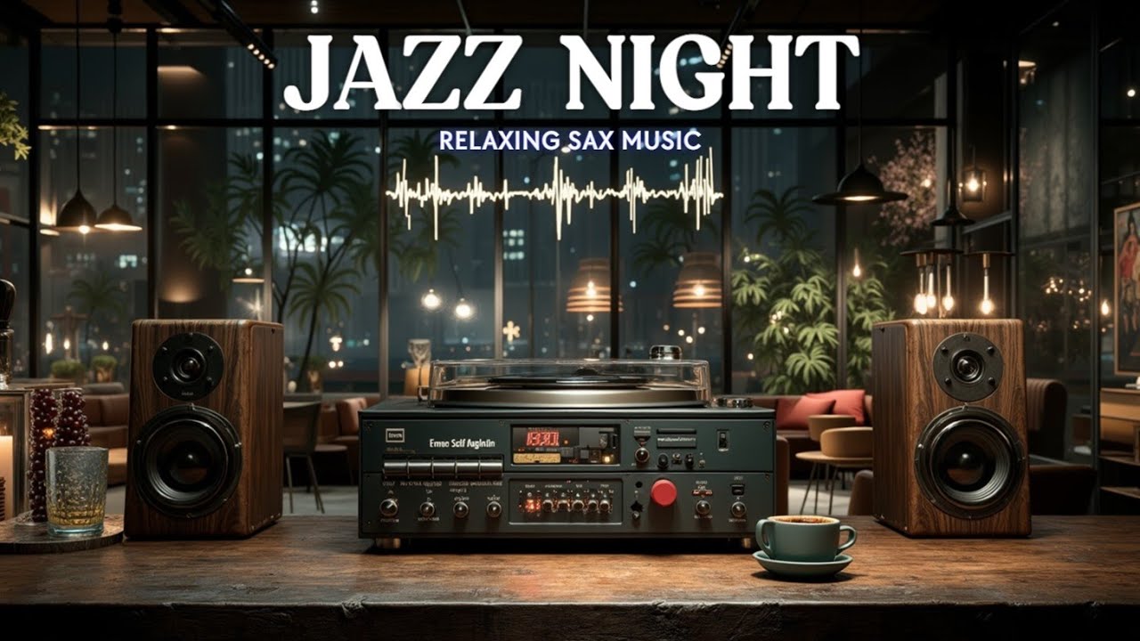 Музыка Легкого Джаза с Саксофоном для Расслабляющих Лаундж-Вибраций | Инструментал Ночного Релакса