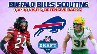 BUFFALO BILLS TOP 30 VISITS: DEFENSIVE BACKS | 2026 NFL DRAFT SCOUTING | THIENEMAN, KILGORE &amp; MORE
