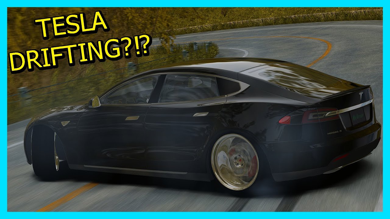 zoon Ijdelheid kroeg Drifting with Tesla Model S?!? | Assetto Corsa [Steering Wheel Cam] -  YouTube