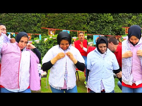 اسرع شخص هيلبس ال10 قمصان في اقل وقت هيكسب ال10000 مفاحاة في التحدي