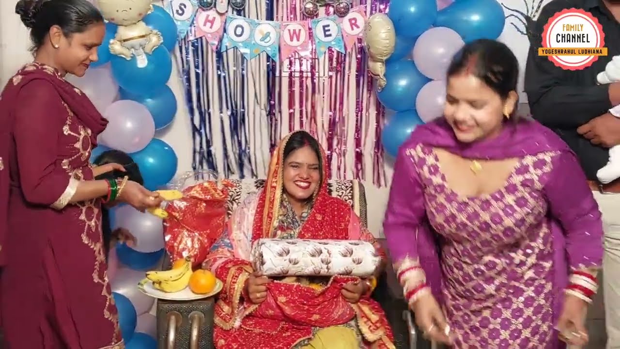 गोद भराई रस्म | Godh bharai Rohini | Baby Shower ceremony