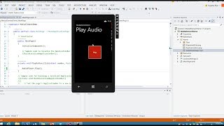 Adding a media element to WP8 app