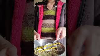 Budín de espinacas y champiñones...