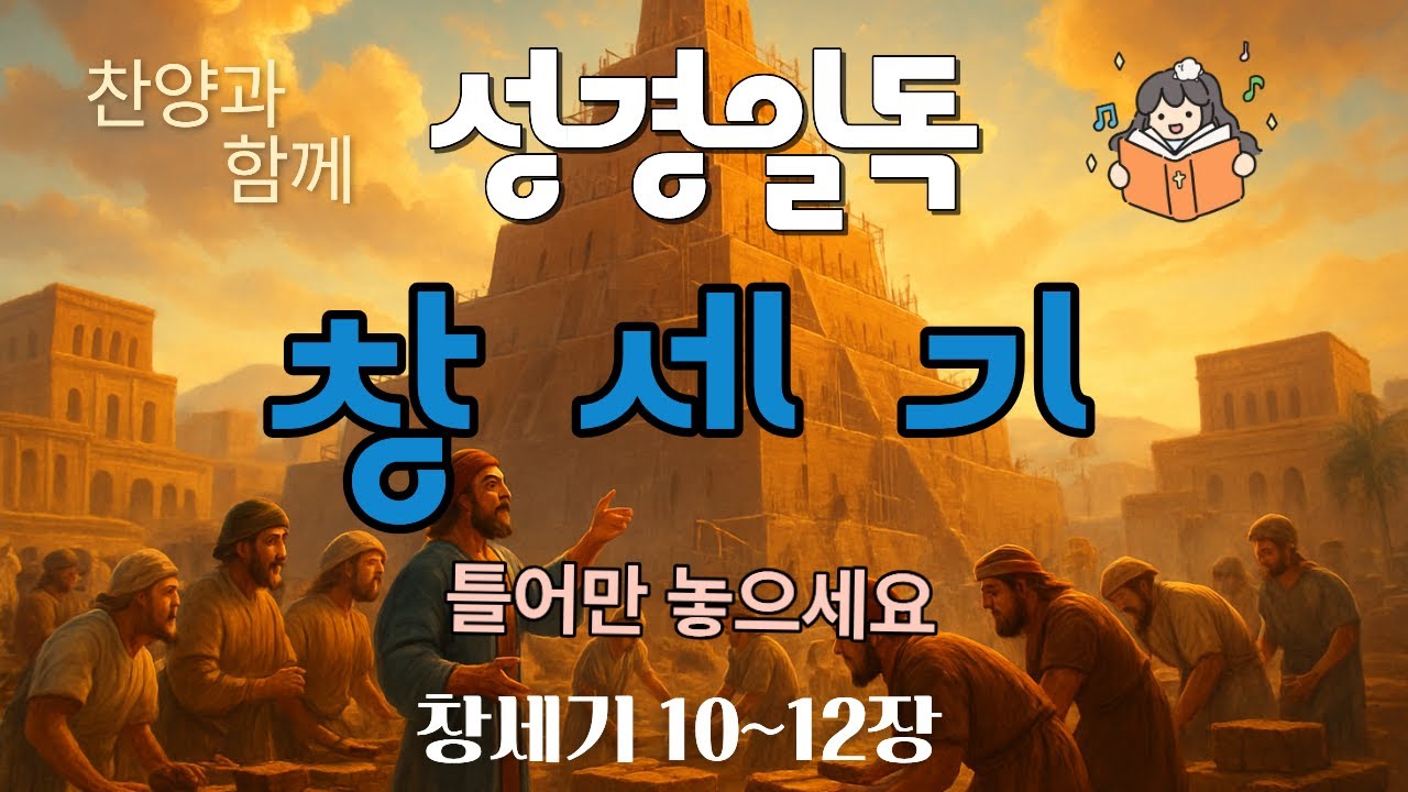 📖 성경 1독 | 말씀으로 걷는 길 | 창세기 10–12장 | 족보에서 부르심까지 | 낭독과 찬양