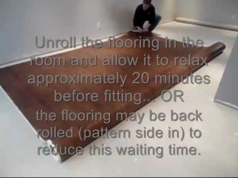 Fiberfloor Glueless Installation On Concrete Subfloor Youtube