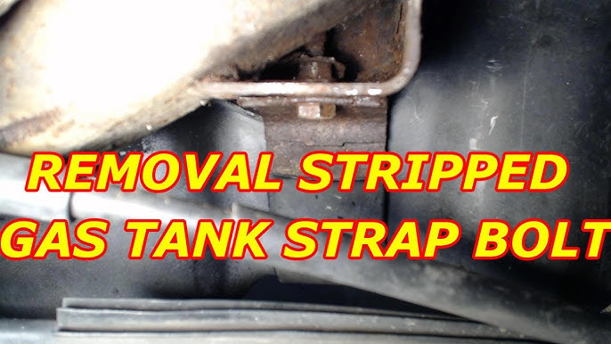 Cracked gas tank strap frame mount