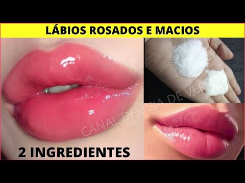 Vídeo: Como Obter Lábios Rosados suaves Naturalmente - 13 Principais Remédios Caseiros