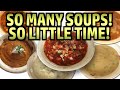 Batchmade variety soups  in minimal preparation time