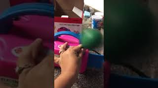 Portable Dual Nozzle Air Pump, Two Fast Inflatable Tool Electric Balloon Inflator For Decoration