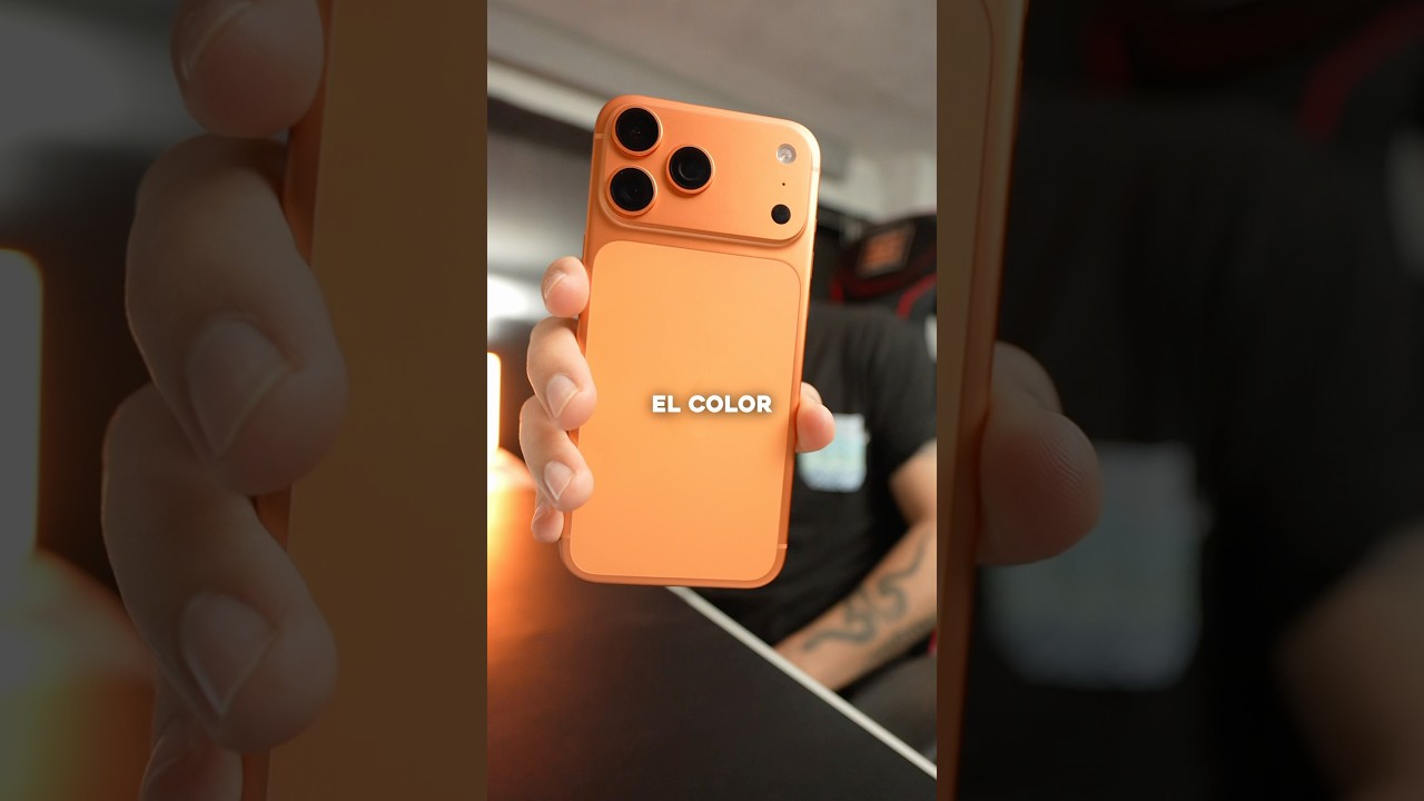 El iPhone 17 PRO MAX naranja está horrible? 😨🚨