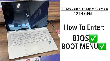 HP ENVY x360 2-in-1 Laptop 15-ew0xxx - How To Enter Bios & Boot Menu Options