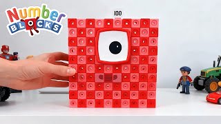 Let's Build Numberblocks Heroes with Zeroes! 100!