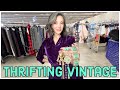 Thrift With Me For Vintage - Goodwill Shopping and Antique Mall Haull