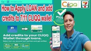 How to Apply LOAN and add credits to 7/11 CLIQQ wallet step by step Tutorial screenshot 2