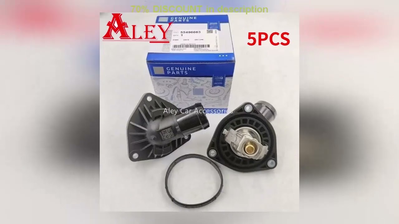 A must-have product! 5PCS 55496663 Car Cooling System Engine Coolant Thermostat For GM Onix Tracke