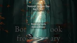 National Authors day Sat. 1 November.