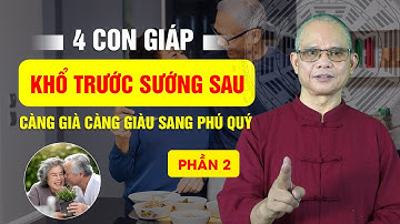 Bật mí 4 CON GIÁP KHỔ trước SƯỚNG sau, CÀNG GIÀ CÀNG GIÀU (phần 2) | Thầy Toàn Phong Thủy
