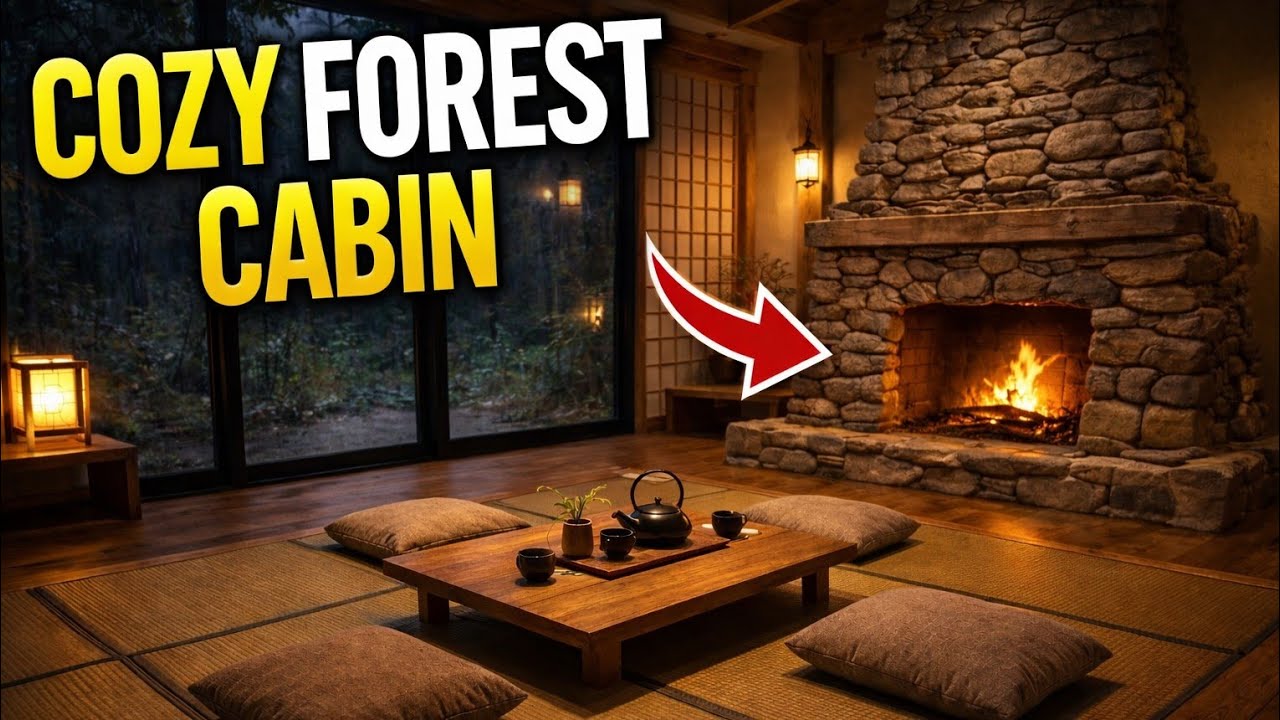 Building a Cozy Glass Cabin in the Forest | Start to Finish