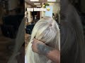 Gray where? #hairstylist #grayhair #organichaircolor #blonde