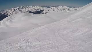 Alpe d'Huez | Skiing 2024 | famous black piste Tunnel - 70% steep