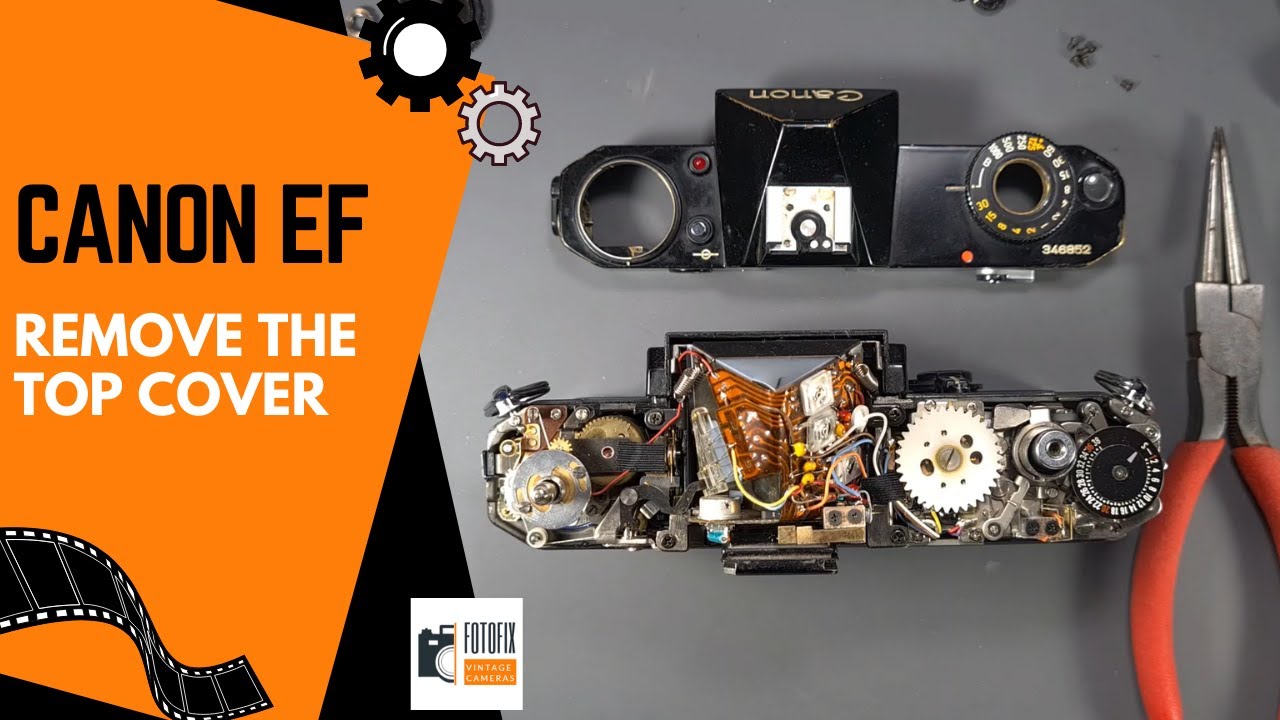 Canon EF - Remove the Top Cover