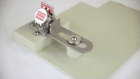 Closure Lock for machine guarding application
