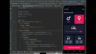 app BMI Calculator for Android & iOS  #flutter #dart