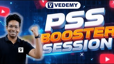PSS Booster Session-1 | Problem Solving Skill | Dr Virendra Singh | CSIR | Vedemy