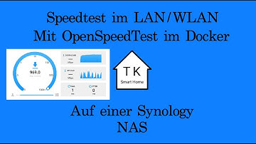 Speedtest im LAN/WLAN mit OpenSpeedTest im Docker auf einer Synology NAS