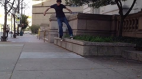 Long Boardslide to Fakie Ledge! - Alex Buening