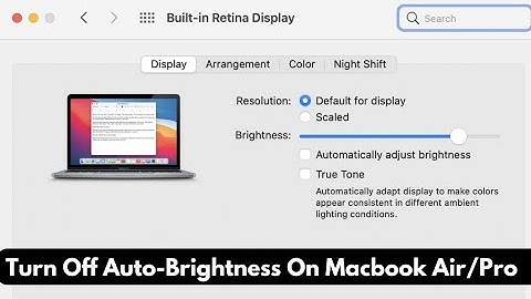 How To Disable Automatic Brightness In Macbook Air/Pro [ All Mac Os Supported ] New 2023