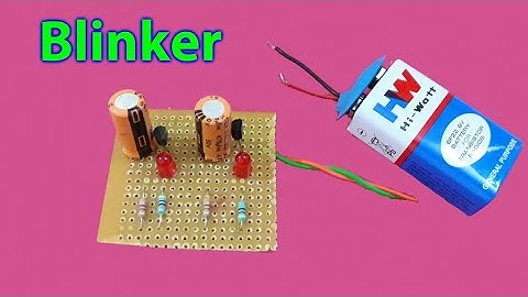 LEDs "Multivibrator" or Blinker step by step