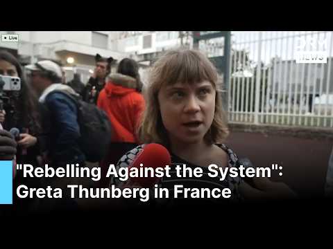 Greta Thunberg Joins French Student Uprising in Paris, Slams Police Violence and Government | AC1G